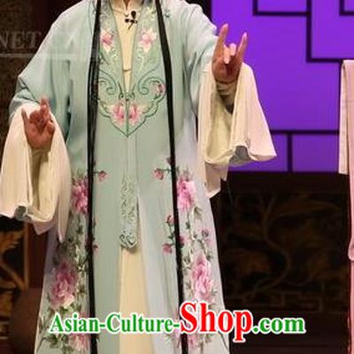 Chinese Kun Opera Young Female Dress Apparels and Headdress Full Bed Wat Traditional Kunqu Opera Hua Tan Garment Actress Costumes