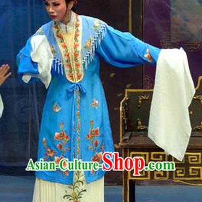 Chinese Shaoxing Opera Hua Tan Pi Shan Jiu Mu Apparels Costumes Yue Opera Actress Dress Female Garment and Hair Accessories