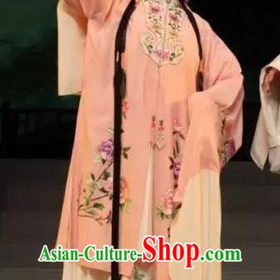 Traditional Chinese Kun Opera Actress Costumes and Headpieces Zhu Meng Ji Traditional Kunqu Opera Hua Tan Dress Woman Garment Apparels