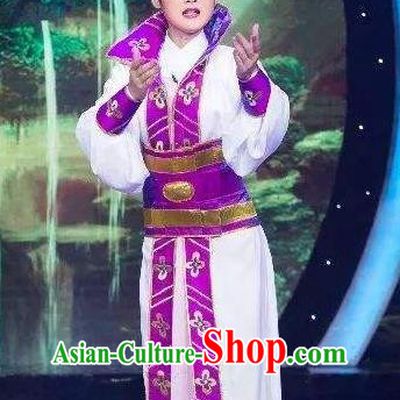 Desert Prince Chinese Shaoxing Opera Nobility Childe Garment and Hat Classical Yue Opera Xiao Sheng Luo Lan Apparels Costumes