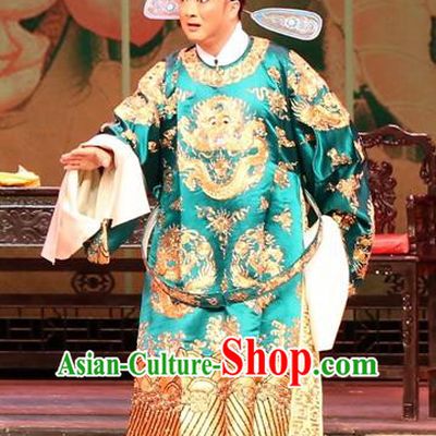 Chinese Huangmei Opera Scholar Female Consort Prince Garment Costumes and Headwear An Hui Opera Young Male Apparels Official Clothing
