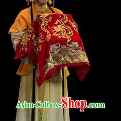 Chinese Huangmei Opera Xiaodan Garment Costumes and Headpieces Luo Pa Ji Traditional Anhui Opera Young Lady Dress Apparels