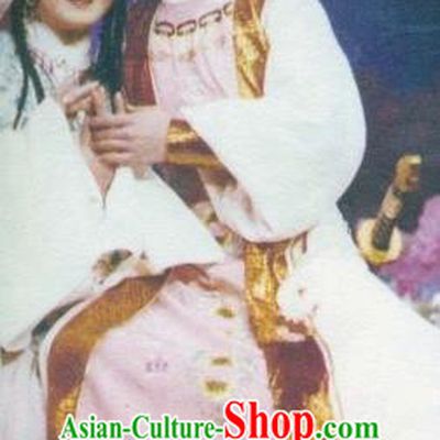 Chinese Shaoxing Opera Niche Garment and Hat Yue Opera Desert Prince Costumes Young Men Xiao Sheng Apparels