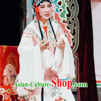 Chinese Shaoxing Opera Diva Li Xiuying Dress The Jade Hairpin Yue Opera Garment Costumes Young Female Apparels and Headwear