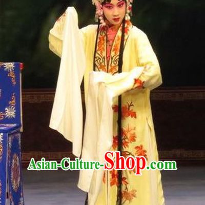 Chinese Ping Opera Young Female Diva Wang Sanqiao Apparels Costumes and Headdress Zhen Zhu Shan Traditional Pingju Opera Hua Tan Dress Garment