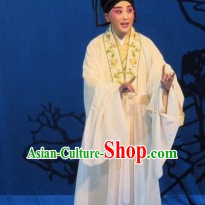 Liang Xiao Chinese Ping Opera Young Male Costumes and Headwear Pingju Opera Xiaosheng Apparels Scholar Di Renjie Niche Clothing