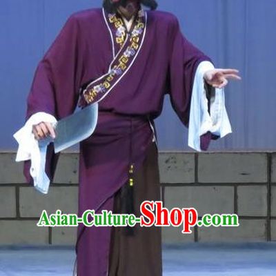 Chinese Ping Opera Jing Role Costumes and Headwear Yu Gong Case Pingju Opera Martial Man Apparels Clothing