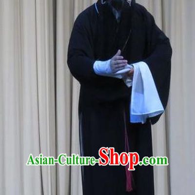 Chinese Ping Opera Laosheng Costumes and Headwear Yu Gong Case Pingju Opera Elderly Man Yu Chenglong Apparels Clothing
