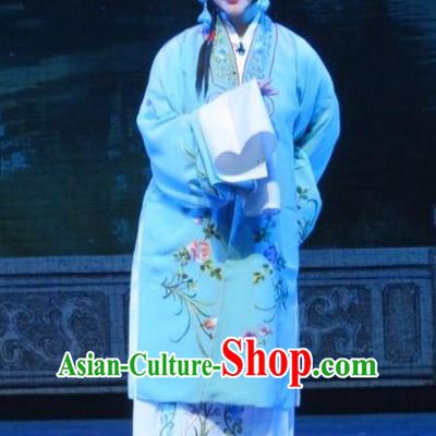 Chinese Ping Opera Xie Yaohuan Young Female Apparels Costumes and Headpieces Traditional Pingju Opera Diva Dress Garment