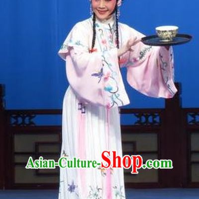 Chinese Ping Opera Young Lady Costumes Apparels and Headpieces Xue Yu Bing Shuang Traditional Pingju Opera Diva Ai Yu Dress Garment