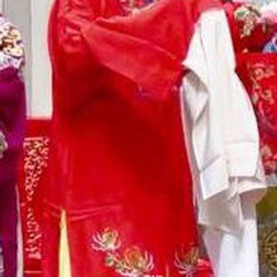 Yu He Qiao Chinese Ping Opera Bridegroom Xuan Dengao Costumes and Headwear Pingju Opera Young Male Wedding Apparels Clothing