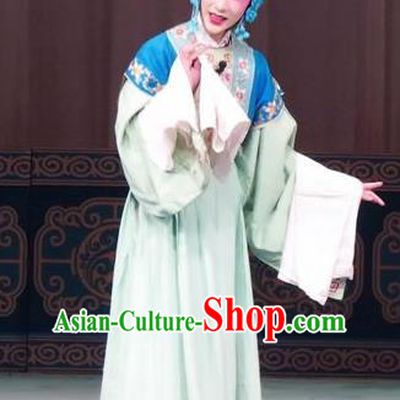 Chinese Ping Opera Hua Tan Liu Yue Costumes The Wrong Red Silk Apparels and Headpieces Traditional Pingju Opera Diva Dress Actress Garment