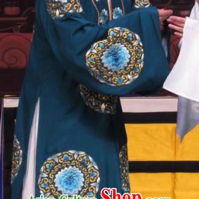 Chinese Ping Opera Elderly Dame Apparels Costumes and Headdress Yuan Yang Pu Traditional Pingju Opera Royal Countess Dress Garment