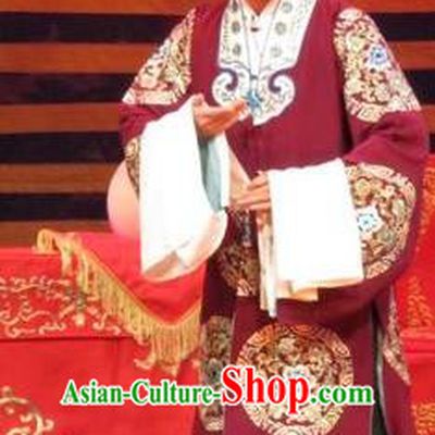 Chinese Ping Opera Elderly Dame Apparels Costumes and Headpieces The Five Female Worshipers Traditional Pingju Opera Old Woman Dress Garment