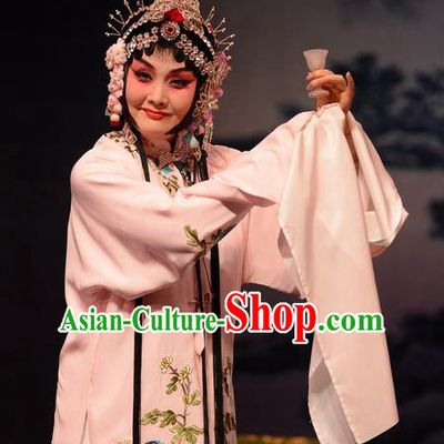 Chinese Ping Opera Young Female Yang Yuying Apparels Costumes and Headpieces Remember Back to the Cup Traditional Pingju Opera Diva Dress Garment