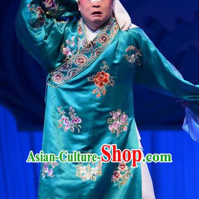 Remember Back to the Cup Chinese Ping Opera Chou Role Costumes and Headwear Pingju Opera Clown Male Apparels Clothing