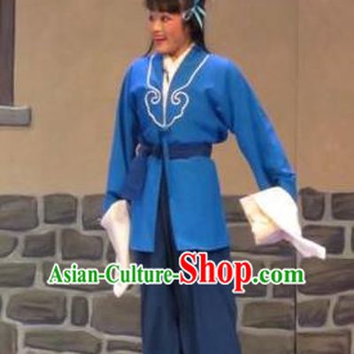Legend of Love Chinese Ping Opera Wa Wa Sheng Costumes and Headwear Pingju Opera Young Boy Apparels Clothing