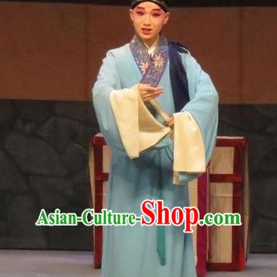 Linjiang Post Chinese Ping Opera Scholar Cui Tong Costumes and Headwear Pingju Opera Young Male Niche Apparels Clothing