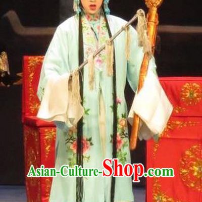 Chinese Ping Opera Diva Zhang Lanzhen Apparels Costumes and Headpieces Linjiang Post Traditional Pingju Opera Hua Tan Dress Garment