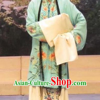 Chinese Ping Opera Diva Apparels Costumes and Headdress Peach Blossom Temple Traditional Pingju Opera Huadan Dress Actress Garment