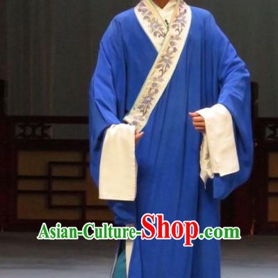 Li Xianglian Selling Paintings Chinese Ping Opera Scholar Gao Zhongjv Costumes and Headwear Pingju Opera Young Male Apparels Clothing