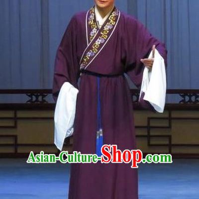 Chinese Ping Opera Niche Costumes and Headwear Pingju Opera Young Male Scholar Zhao Lianfang Apparels Clothing