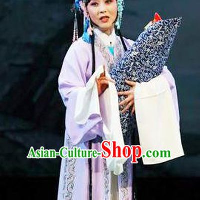 Chinese Shaoxing Opera Tsing Yi Dress Garment A Tragic Marriage Yue Opera Female Dan Costumes Distress Maiden Wang Lianjuan Apparels and Headpieces