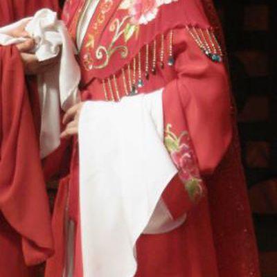 Chinese Shaoxing Opera Bride The Wrong Red Silk Costumes Yue Opera Wedding Garment Hua Dan Red Dress Apparels and Headpieces