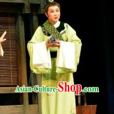 Chinese Yue Opera Xiaosheng Feng Xue Yu Qiao Ji Costumes and Headpiece Shaoxing Opera Young Male Apparels Zhu Maichen Garment