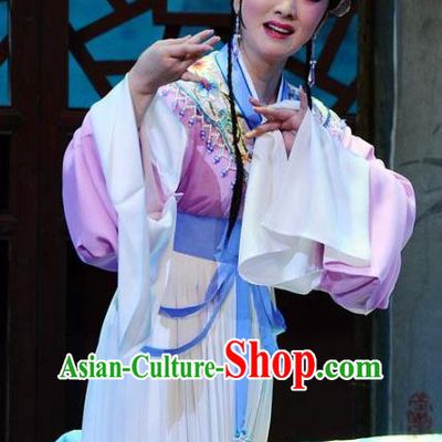 Chinese Shaoxing Opera Courtesan Jiao Guiying Costumes and Hair Accessories Yue Opera The Ungrateful Lover Qing Tan Dress Actress Young Lady Garment Apparels