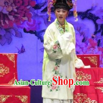 Chinese Shaoxing Opera Young Female Apparels and Headpieces Yue Opera Tell On Sargam Costumes Hua Tan White Dress Zhang Mingzhu Garment