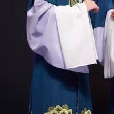 Chinese Shaoxing Opera Elderly Dame Navy Dress Yue Opera Wu Nv Bai Shou Laodan Costumes Garment Countess Apparels and Headdress