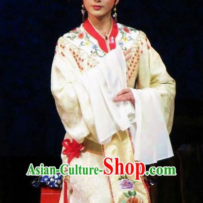 Chinese Shaoxing Opera Hua Tan Actress Liu Chanjin Dress Garment and Headpieces Yue Opera Zhuang Yuan Da Geng Young Female Apparels Costumes