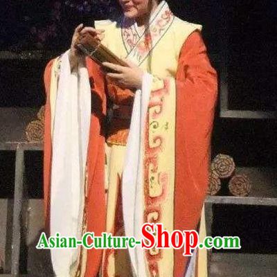Chinese Yue Opera Official Han Feizi Young Male Clothing and Headwear Shaoxing Opera Xiaosheng Han Fei Garment Niche Costumes Apparels