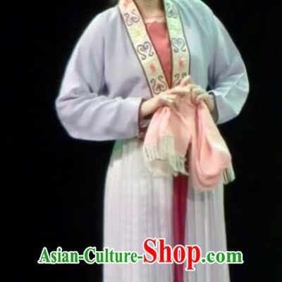Chinese Shaoxing Opera Country Lady Dress Garment Costumes and Headdress Yue Opera Emperor and the Village Girl Xiaodan Young Female Apparels