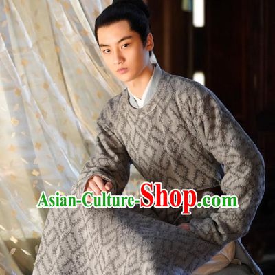 Chinese Song Dynasty Eunuch Historical Costumes and Headpiece Drama Serenade of Peaceful Joy Ancient Court Servant Liang Huaiji Garment Apparels