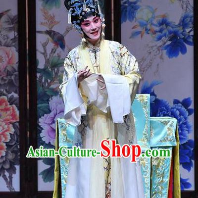 Chinese Beijing Opera Young Female Zhang Shangzhu Apparels Costumes and Headdress Tell On Sargam Traditional Peking Opera Hua Tan Dress Diva Garment