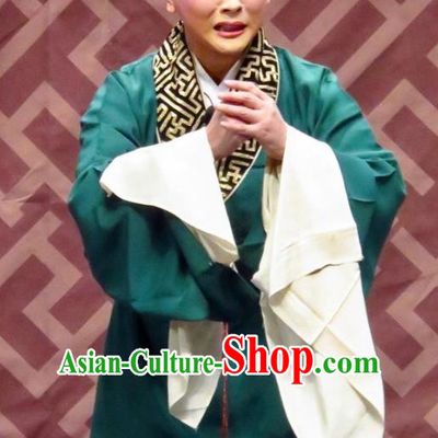 San Kan Yu Mei Chinese Ping Opera Young Man Costumes and Headwear Pingju Opera Xiaosheng Apparels Clothing