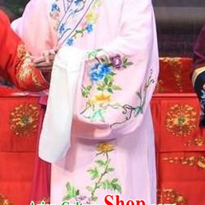 The Oil Vendor and His Pretty Bride Chinese Ping Opera Xiaosheng Qin Zhong Garment Costumes and Headwear Pingju Opera Young Male Apparels Clothing