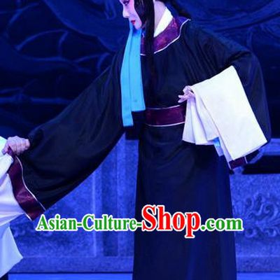 Chinese Ping Opera Distress Maiden Apparels Costumes and Headpieces Traditional Pingju Opera Palm Civet for Prince Tsing Yi Dress Garment