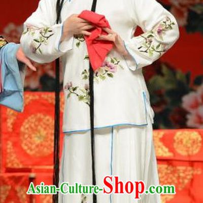 Chinese Ping Opera Huadan Xue Yaoqin Apparels Costumes and Headpieces The Oil Vendor and His Pretty Bride Traditional Pingju Opera Courtesan Dress Diva Garment