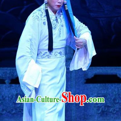 Palm Civet for Prince Chinese Ping Opera Treacherous Official Costumes and Headwear Pingju Opera Apparels Court Eunuch Guo Huai Clothing