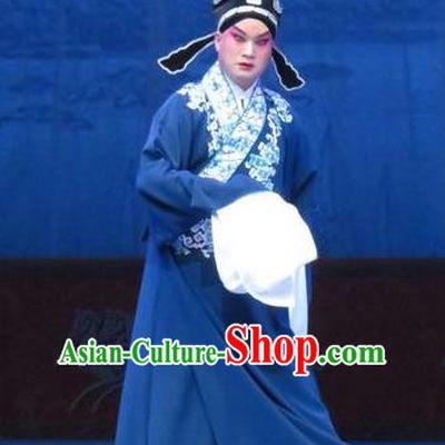 Tell on Sargam Chinese Ping Opera Scholar Garment Costumes and Headwear Pingju Opera Young Male Apparels Niche Chen Guangzu Clothing