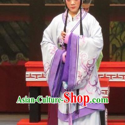 Chinese Ping Opera Hua Tan Liu Lanzhi Apparels Costumes and Headpieces Southeast Fly the Peacocks Traditional Pingju Opera Tsing Yi Dress Garment