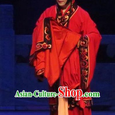Chinese Ping Opera Bride Liu Lanzhi Apparels Costumes and Headpieces Southeast Fly the Peacocks Traditional Pingju Opera Hua Tan Red Dress Garment
