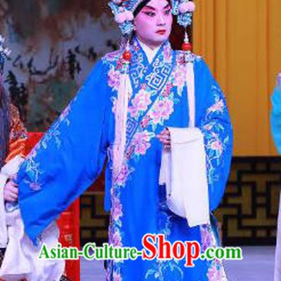Jiu Jiang Kou Chinese Peking Opera Niche Garment Costumes and Headwear Beijing Opera Xiaosheng Apparels Young Male Hua Yunlong Clothing
