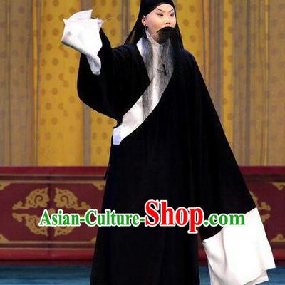 Qi Yuan Bao Chinese Peking Opera Distress Male Liu Shichang Garment Costumes and Headwear Beijing Opera Apparels Clothing