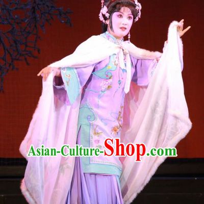 Chinese Beijing Opera Actress Apparels Yue Zhao Sai Bei Costumes and Headdress Traditional Peking Opera Young Female Dress Diva Wang Zhuqing Garment