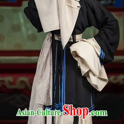 Chinese Ping Opera Qin Xianglian Distress Woman Apparels Costumes and Headdress Traditional Pingju Opera Young Female Dress Garment