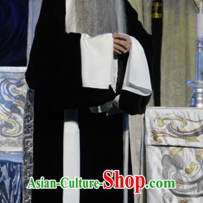 Zhao Tuo Chinese Peking Opera Laosheng Lord Garment Costumes and Headwear Beijing Opera Na Yue King Apparels Clothing